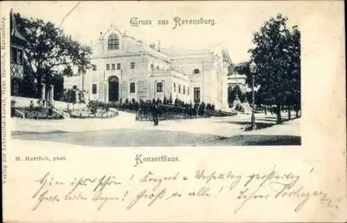 Ak Ravensburg in Württemberg Oberschwaben, Konzerthaus