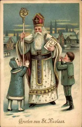 Präge Ak St. Nikolaus, Kinder