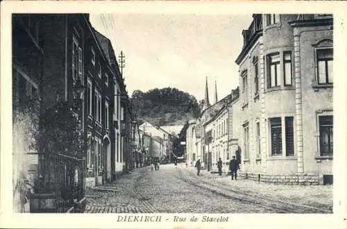 Ak Diekirch Luxemburg, Rue de Stavelot