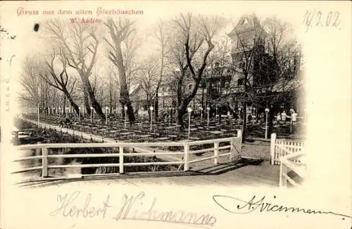Ak Berlin Treptow, Altes Eierhäuschen, W. Andree, Garten
