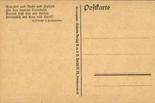 Künstler Ak Deutschlands Ackerbau und Viehzucht, Wachstum und Entwicklung, Propaganda Kaiserreich