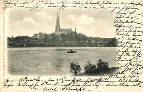 Relief Ak Chemnitz in Sachsen, Schlossteich