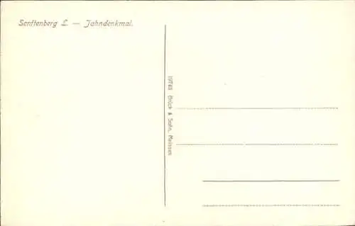 Ak Senftenberg in der Niederlausitz, Jahndenkmal