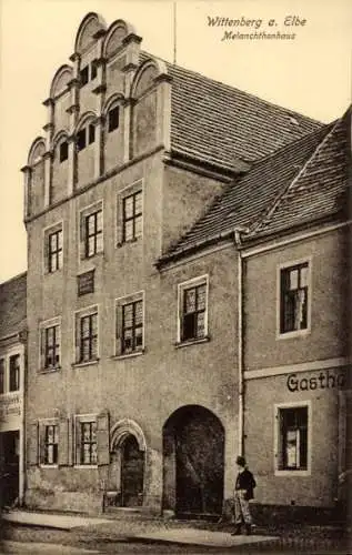 Ak Lutherstadt Wittenberg, Melanchthonhaus, Gasthof