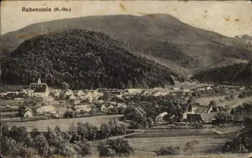 Ak Rabenstein an der Pielach in Niederösterreich, Panorama