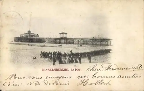 Ak Blankenberghe Blankenberge Westflandern, Le Pier