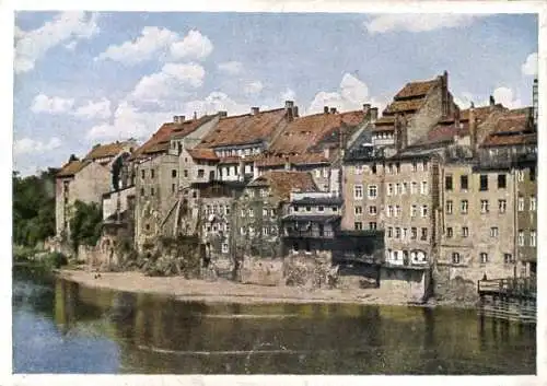 Ak Görlitz in der Lausitz, alte Gerberhäuser