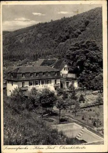 Ak Oberschlottwitz Glashütte in Sachsen, Sommerfrische Klein Tirol