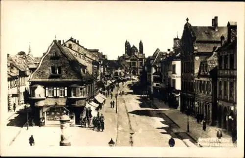 Ak Speyer am Rhein, Hauptstraße, Litfaßsäule