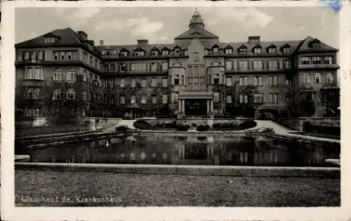 Ak Glauchau in Sachsen, Krankenhaus