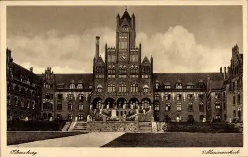 Ak Flensburg in Schleswig Holstein, Marineschule