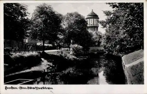 Ak Emden in Ostfriesland, Wasserturm