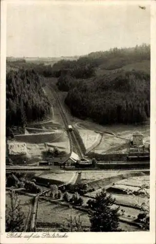 Ak Lichtenhain Oberweißbach im Schwarzatal Thüringen, Bergbahn, Steilstrecke