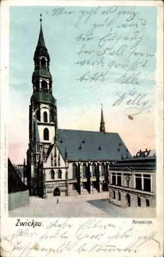 Ak Zwickau in Sachsen, Marienkirche