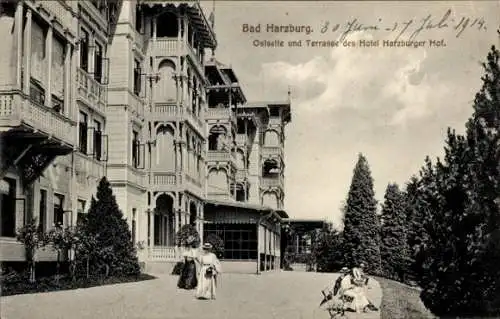 Ak Bad Harzburg in Niedersachsen, Hotel Harzburger Hof, Ostseite
