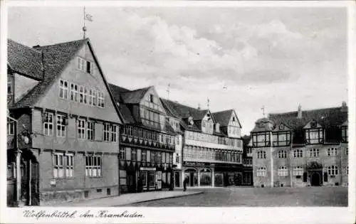 Ak Wolfenbüttel in Niedersachsen, Am Krambuden