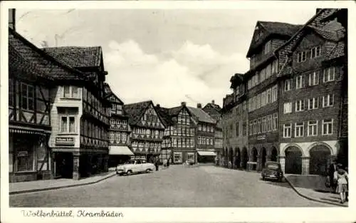 Ak Wolfenbüttel in Niedersachsen, Krambuden