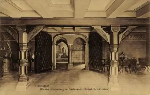 Ak Helmstedt in Niedersachsen, Kloster Marienberg, Gartensaal, Refektorium