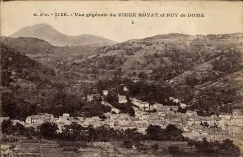 Ak Royat Puy de Dôme, Panorama