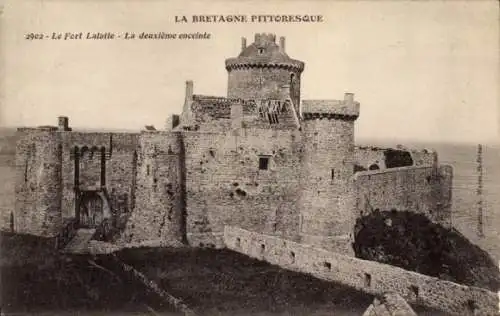 Ak Plévenon Côtes d’Armor, Fort la Latte, Lalatte, La deuxieme enceinte