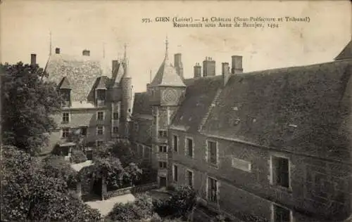 Ak Gien Loiret, Schloss, Sous-Prefecture et Tribunal