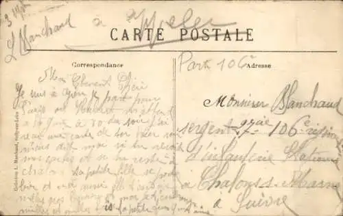 Ak Gien Loiret, Schloss, Sous-Prefecture et Tribunal