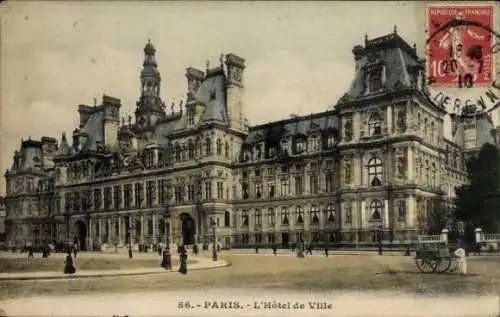 Ak Paris IV, Rathaus