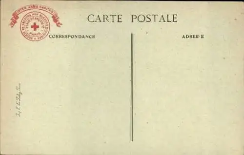 Ak Paris I Louvre, Exposition organisee par le Ministere de la Guerre 1917, Croix Rouge Francaise