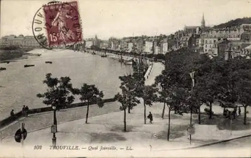 Ak Trouville Calvados, Quai Joinville