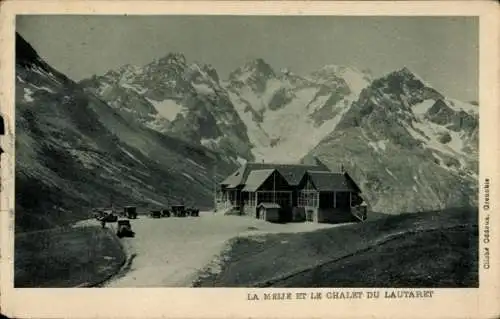 Ak Hautes-Alpes, Chalet du Lautaret, La Meije