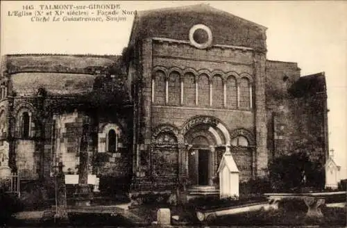 Ak Talmont sur Gironde Charente Maritime, Kirche