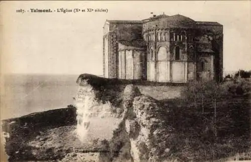 Ak Talmont sur Gironde Charente Maritime, Kirche