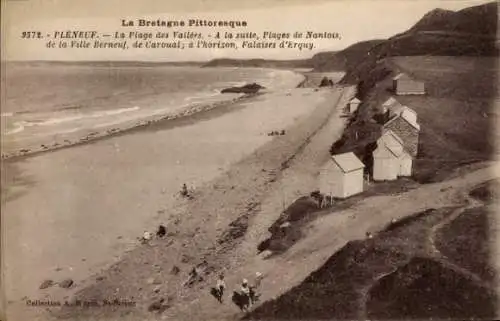 Ak Pleneuf Côtes d’Armor, Plage des Vallees, Plage de Nantois, Ville Berneuf, Falaises d'Erquy