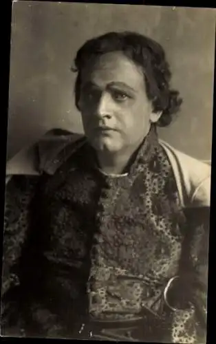 Ak Opernsänger Emil Schipper, Die Gezeichneten, Portrait