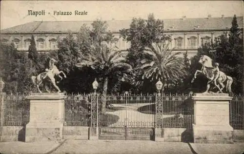 Ak Napoli Neapel Campania, Palazzo Reale, Eingangstor