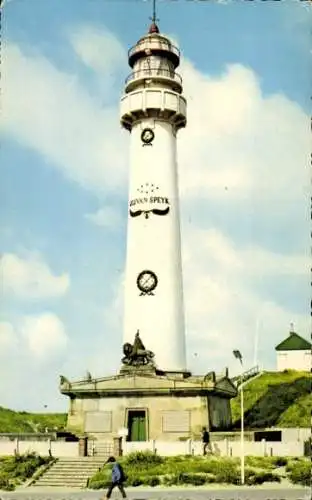 Ak Egmond aan Zee Nordholland Niederlande, Leuchtturm