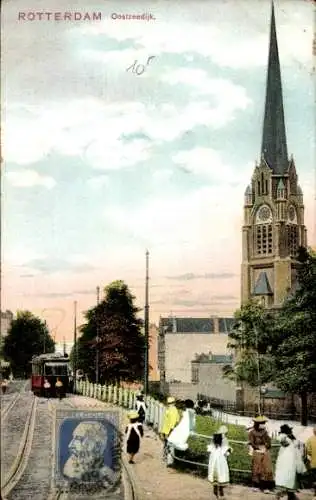 Ak Rotterdam Südholland Niederlande, Oostzeedijk