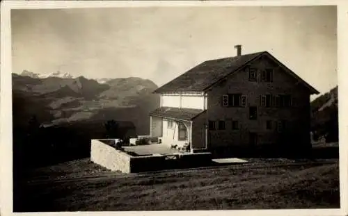 Ak Schweiz, Ibergeregg, Skihaus der Sektion Uto S.A.C.