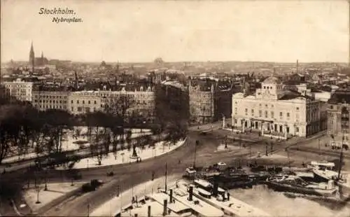 Ak Stockholm Schweden, Nybroplan