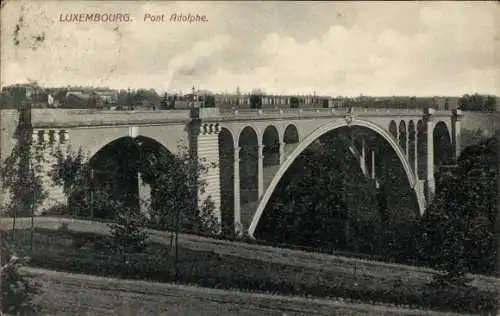 Ak Luxemburg Luxemburg, Pont Adolphe