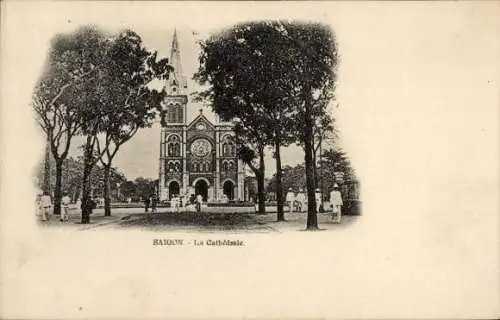 Ak Saigon Cochinchina Vietnam, Kathedrale