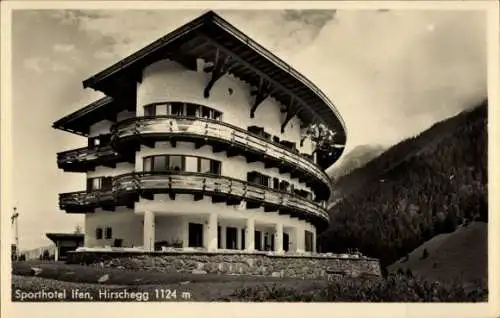Ak Hirschegg Mittelberg in Vorarlberg, Sporthotel Ifen, Außenansicht