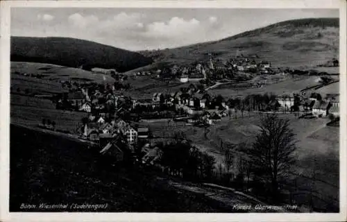 Ak Oberwiesenthal Böhmisch Wiesenthal Region Aussig, Gesamtansicht