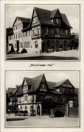Ak Wanfried an der Werra Hessen, Hotel Wanfrieder Hof