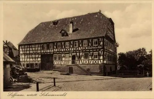 Ak Loffenau im Schwarzwald, Gasthaus, Pension zum Adler