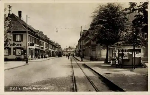 Ak Kehl am Rhein, Hauptstraße, Kiosk