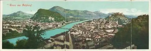 Klapp Ak Salzburg in Österreich, Panorama