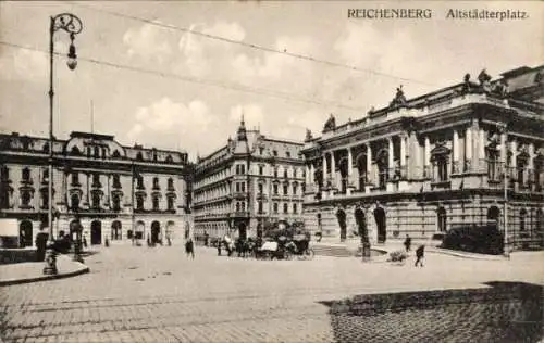 Ak Liberec Reichenberg Stadt, Altstädterplatz