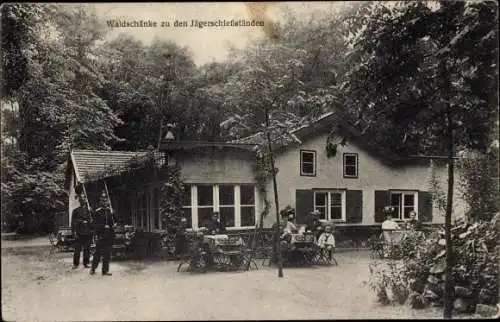 Ak Potsdam in Brandenburg, Waldschänke zu den Jägerschießständen