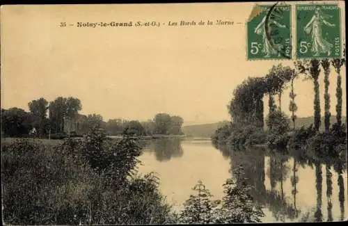Ak Noisy le Grand Seine et Marne, Bords de la Marne
